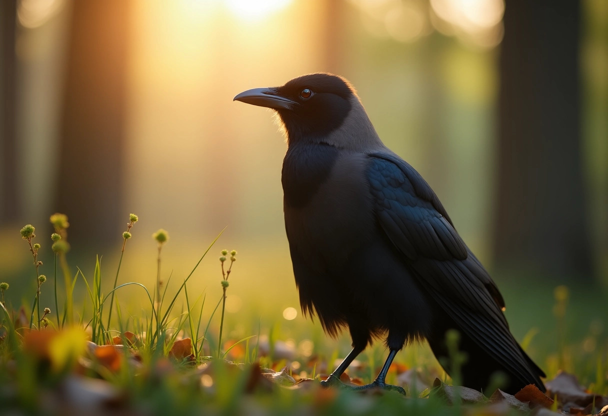 femelle corbeau