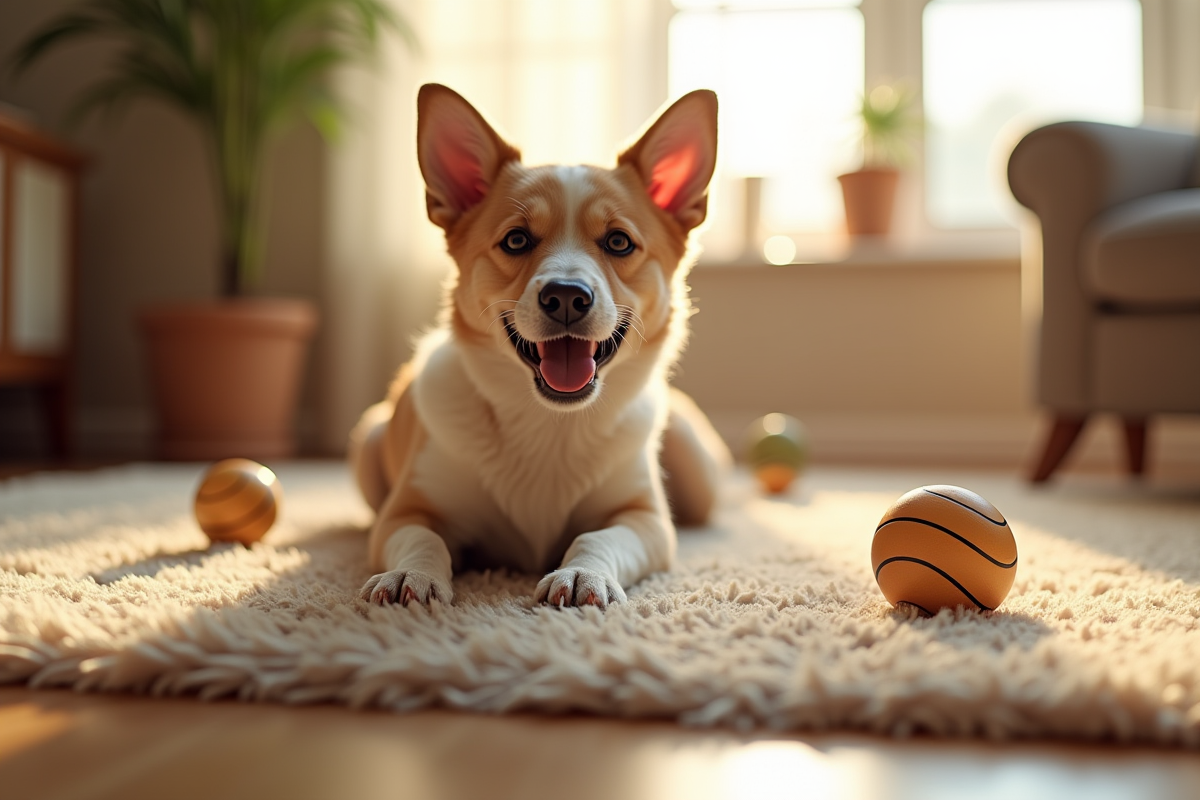 chien en bonne santé